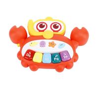 Éclairage des Jouets de Piano pour bébé Multifonction éducation précoce en Forme de Crabe en Forme de Clavier pour bébé pour bébés Filles garçons