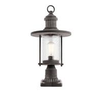 Éclairage D'Extérieur Lampe de Jardin Lanterne Borne Lumineuse Lumière Zinc