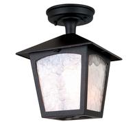 Éclairage D'Extérieur Plafonnier Aluminium Moulé Verre D 18,5 CM Lanterne Auvent