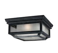 Éclairage D'Extérieur Plafonnier avant-Toit Lampe D 33 CM Verre 2 Feux E27