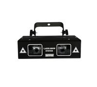 Éclairage DJ pour fêtes, Stroboscope à faisceau coloré, lumières de balayage de scène, projecteur d'effet de lumière musicale, Disco DJ fête à domicile, éclairage de Scanner de scène(Zwart)