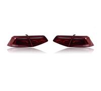 Éclairage dos Compatible Avec VW Pour Passat B8 Feux Arrière 2015-2020 Amélioration Feux Jour Modifiés Feux Clignotants Dynamiques Clignotants Voiture TYPY Car Éclairage(Red)