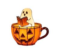 Éclairage d'œuvres d'art en résine pour fête d'Halloween, décoration de la maison, design résistant aux ombres, festival, atmosphères, créateur à la main, résine sculptée à la main, décoration