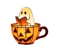 Éclairage d'œuvres d'art en résine pour fête d'Halloween, décoration de la maison, design résistant aux ombres, festival, atmosphères, créateur à la main, résine sculptée à la main, décoration