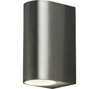Eclairage Extérieur Applique Murale 2-flammig Inox Oblong Gris Wandleuchte