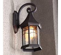 Eclairage extérieur applique murale étanche luminaires muraux lanternes vintage extérieur étanche applique rétro terrasse jardin lumière patio terrasse balcon étanche applique murale (Color : A) Made
