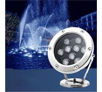 éclairage extérieur, Projecteur de piscine sous-marin IP68, spot extérieur encastré RVB 24 V(White,24W)
