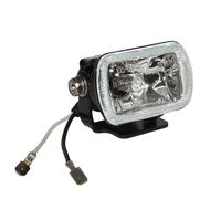 Éclairage halogène longue portée phare feu additionnel rectangle 12V 55W H3 pour