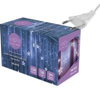Éclairage intérieur de Noël Rideau lumineux d'éclairage Chaîne lumineuse Moon In The Room 3m 136 x lampes LED Blanc froid