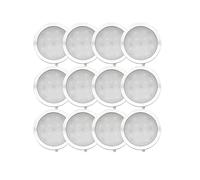 Éclairage intérieur - Riloer 12pcs 12V intérieur LED Spot Light Charger pour camping-car caravane camping-car, blanc naturel