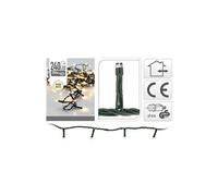 Guirlande lumineuse avec 240 LED blanc chaud, éclairage intérieur et extérieur, 21m, lumières de Noël