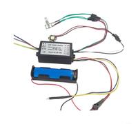 Éclairage LED 3 W pour microscope avec bloc d'alimentation variateur intégré, pilote rechargeable pour un contrôle de la luminosité en continu, éclairage uniforme pour des observations précises, noir