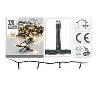 Guirlande lumineuse 320 LED fixe - Blanc chaud - 27m - Intérieur - Electrique