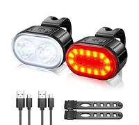 Éclairage Led Avant Et Arrière Rechargeable Pour Vélo, Lanterne, Phare Arrière, Accessoires Et Pièces De Bicyclette