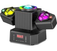 Eclairage LED de scène, puissance 65W, design mini, plusieurs options de contrôle, noir, prise EU