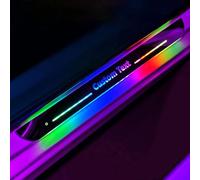 Éclairage LED de seuil de Porte pour Voiture magnétique, lumière de marchepied personnalisée, Lampe de Bienvenue Auto 7 Couleurs/28 Modes De Changement Lumières De Bienvenue De Porte De Voi