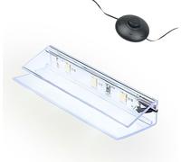 Éclairage LED des bords de verre Clip Set 3000K/5000K Transparent Plug & Play 1 set blanc froid
