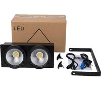 Eclairage LED Par, 200W COB, contrôleur Dmx, 2eye chaud-froid, EU -Stecker