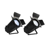 Eclairage LED Par, 200W COB Zoom linéaire, blanc froid + blanc chaud, 2 pièces, fiche EU