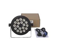 Eclairage LED Par, boîtier en alliage d'aluminium, couleurs RGBW/RGBWA+UV, RGBW, fiche EU