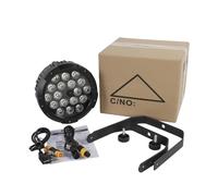 Eclairage LED Par, étanche, RGBWA+UV, DMX 6/10 canaux, étanche 18x18, prise EU