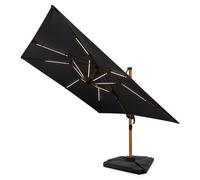 Éclairage LED pour parasol - 15 bandes lumineuses, batterie rechargeable 2600 mAh | Compatible GP501XX & GP506XX