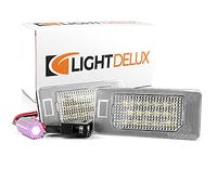 éclairage LED pour plaque minéralogique pour Golf Plus (à partir de 2009) Golf 6 Variant (à partir de 2009) Jetta IV MK6 (à partir de 2011) Passat 3C B6 Variant (à partir de 2009) Passat B7 berline (à partir de 2011) Passat B7 Variant (à partir de 2011) Passat R36 (à partir de 2008) Sharan 7N (à partir de 2011) Touran 1T3 (à partir de 2011) Touareg 7P5 (à partir de 2011)