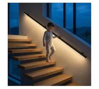 Éclairage LED Pour Rampe D'escalier, 2-en-1 Fixation Murale Rampe D'escalier Avec Éclairage, Alliage D'aluminium Barrière De Sécurité Pour Couloirs Intérieurs(170cm)