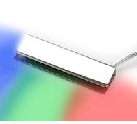 Éclairage LED RGB pour bords d'étagères en verre plateau en verre luminaire de vitrine, clip, choix : lot de 2