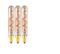 Éclairage, Lot de 20, Ampoule LED à Ment Long et Doux AC220V E14 2W T20, Source Lumineuse Longue, Jaune Chaud 2200K, Tube flûté
