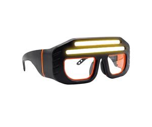 Éclairage mains libres - Lunettes de détection de mouvement, faisceau lumineux avec utilisation éclairée, bouclier visuel, lunettes lumineuses, clarté optique pour des projets de construction intenses