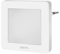 Éclairage nocturne à LED avec capteur crépusculaire LogiLink LED013 LED013 carré LED blanc chaud blanc