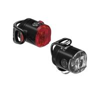 Lezyne Femto Usb C Drive Light Set Argenté 50/15 Lumens Black