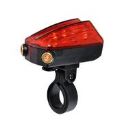 Éclairage pile arrière 5 LED 2 fonction fixation tige de selle Optimiz Laser Rouge TU