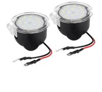 Éclairage Plaque D'immatriculation Auto Pour Ford Pour F150 Pour Explorer Pour Edge Pour Expédition 2 Pièces Miroir Latéral Flaque Lumière Lampe À LED
