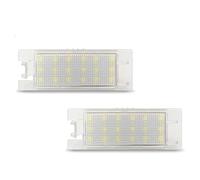 Éclairage Plaque D'immatriculation LED 2 Pièces Pour Opel Pour Astra KJH Corsa DEC Meriva AB Vectra C Zafira B Pour Insignia Adam Éclairage Plaque Immatriculation Auto