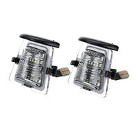 Éclairage Plaque D'immatriculation pour Jeep pour Wrangler JK JL 2007-2021 2 Pièces Lampe De Signalisation Voiture Pare-Chocs Arrière Support De Plaque D'immatriculation Lumière LED