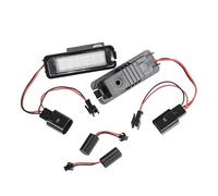 Éclairage Plaque D'immatriculation Pour Seat Pour Leon Pour 1P Pour CC 2011 Pour MK7 2015 2 Pièces LED Éclairage Plaque D'immatriculation Lampe Voiture Super Lumineuse