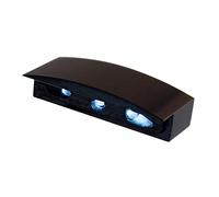 HIGHSIDER Éclairage de plaque LED smart Micro boîtier aluminium noir à l'unité