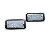 Éclairage Plaque immatriculation Auto pour Fiat 500 500C pour Fiat pour Abarth 500 500C 2007-2011 2012 2013 2014 2015 2016 2 Pièces Blanc SMD LED Numéro Éclairage Plaque Immatriculation