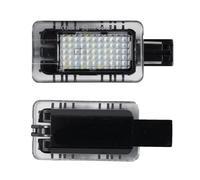 Éclairage Plaque Immatriculation Auto Pour Volvo Pour V40 Pour V60 Pour S60 Pour S80 Pour XC40 Pour XC60 Pour XC90 Lumière Coffre À Bagages Lampe Porte 2 Pièces LED Blanche