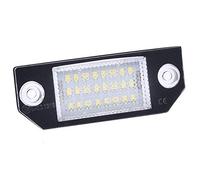 Eclairage Plaque Immatriculation Etanche 2PC 12V Caractéristiques de l'immeuble la plaque d'immatriculation Numéro d'accessoires Lampes queue for 03-18 Ford Focus C-MAX 03-08 MK2 1PCS