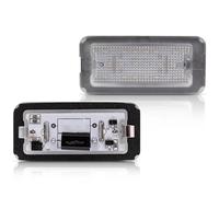 Éclairage Plaque Minéralogique Pour Fiat 500 Pour Abarth 500 2007-2016 Pour 500C Ensemble Feux Plaque D'immatriculation À LED Blanches Style Automobile