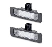 Eclairage Plaque Pour Ford Pour Mustang Flex Pour Focus Fusion Pour Mercury Milan Blanc LED Plaque D'immatriculation Lumières Numéro Feux 8T5Z13550A