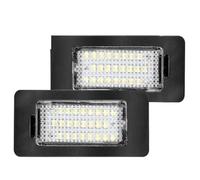 Eclairage Plaque Pour Skoda 3 Pour Octavia Pour Rapid Pour B6 Pour Yeti 2x Blanc Led Plaque D'immatriculation Lumières Lampe De Remplacement