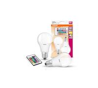 Ampoule électrique Osram Eclairage pour la maison Ledvance Lampes 2 x led star + cl a rgbwfr 60 dimmable via télécommande 9w / 827 e27