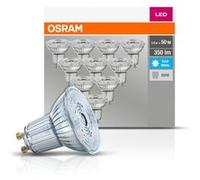 OSR 075036703 - Projecteur LED BASE GU10, 4,3 W, 350 lm, 4 000 K, lot de 10