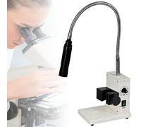 Éclairage Pour Microscope À Fibre Optique Unique, Lampe LED À Col De Cygne Pour Microscope, Lumière Froide 6000 K, Avec Luminosité Et Ouverture Réglables, Tube Lumineux De 500 Mm, Pour Microscope