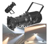 Éclairage pour Tableau en Fonte D'aluminium 300W,Blanc Froid Et Blanc Chaud,Mise Au Point Manuelle,3200K-5600K,Découpe Quadruple,Angle De Faisceau 19°/26°/36°,Signal Dmx512,Éclairage Disco DJ