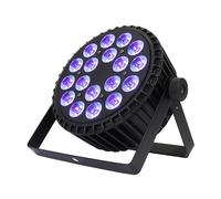 Eclairage scénique LED, étanche 18x18W, modes de contrôle multiples , aluminium 18x18W, prise EU